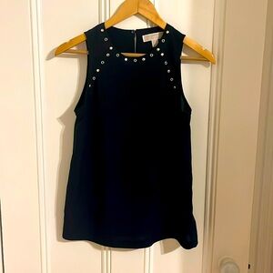 Michael Kors EUC Sleeveless Blouse Navy Size XS